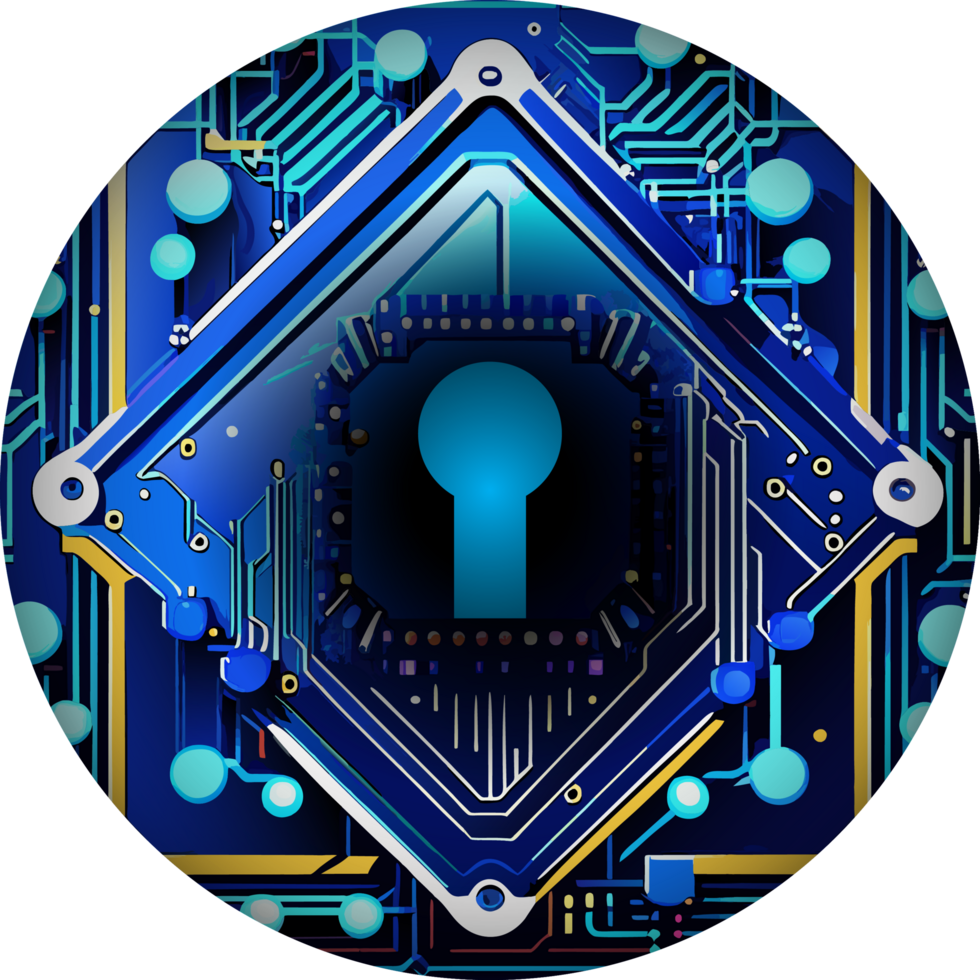 Modern Technology Lock Cybersecurity Crop-out Icon png