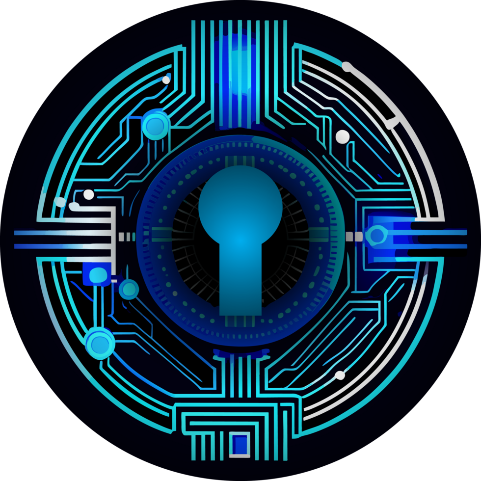 Modern Technology Lock Cybersecurity Crop-out Icon png