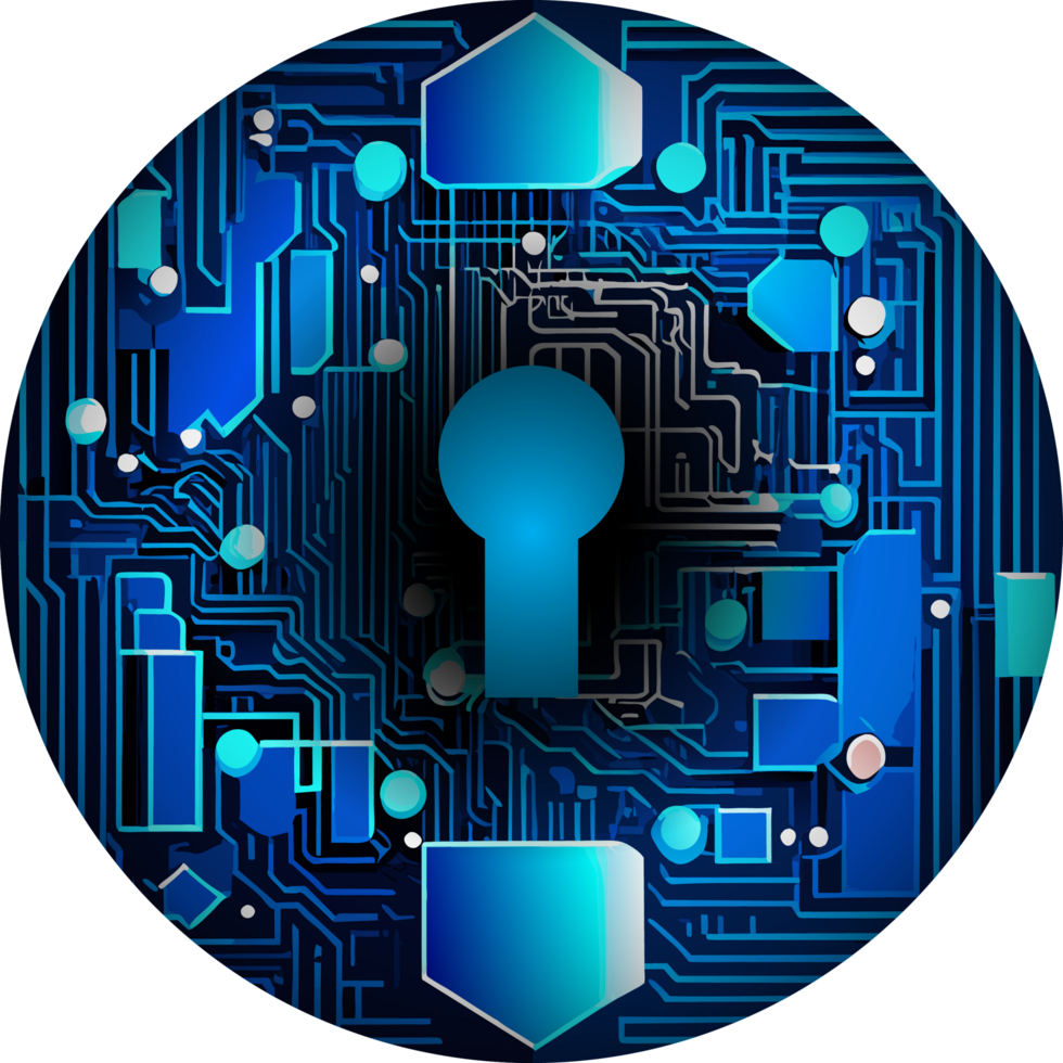 Modern Technology Lock Cybersecurity Crop-out Icon png