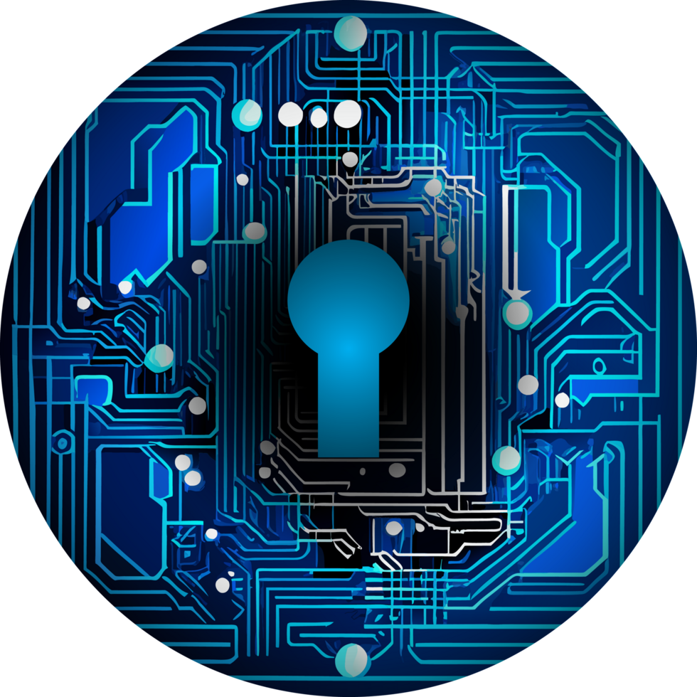 Modern Technology Lock Cybersecurity Crop-out Icon png