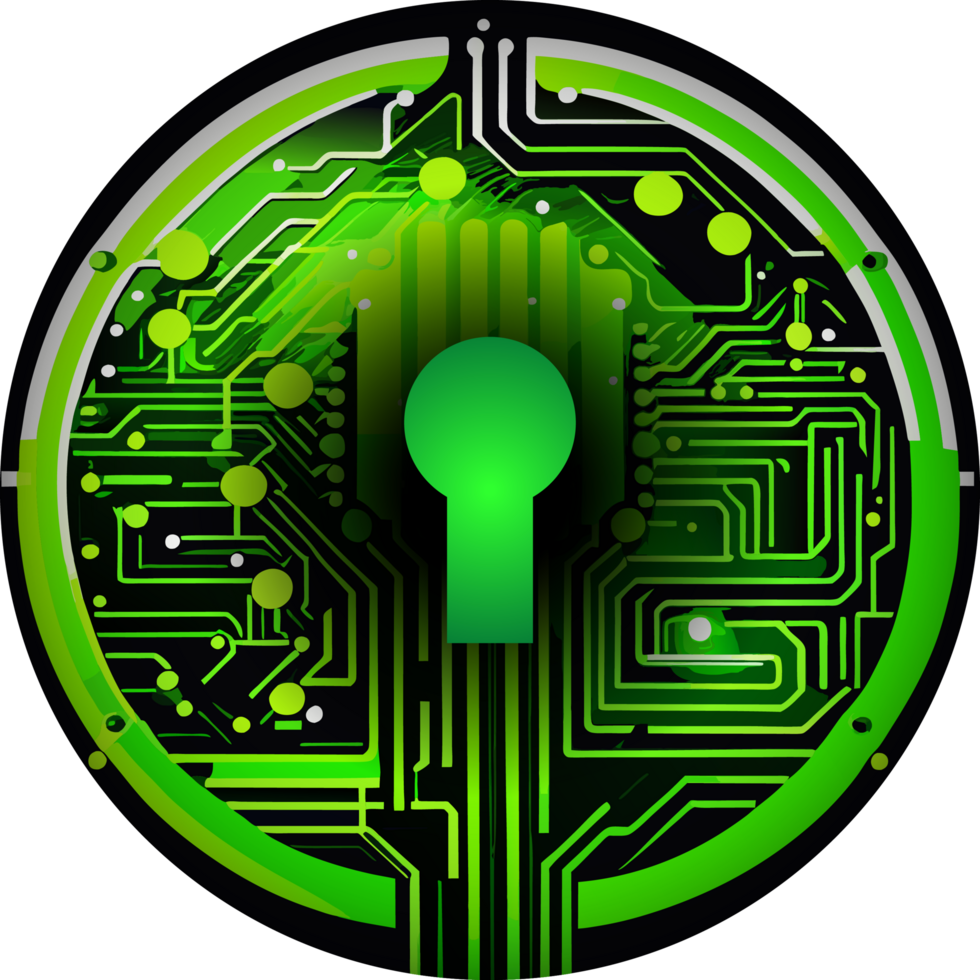 Modern Technology Lock Cybersecurity Crop-out Icon png