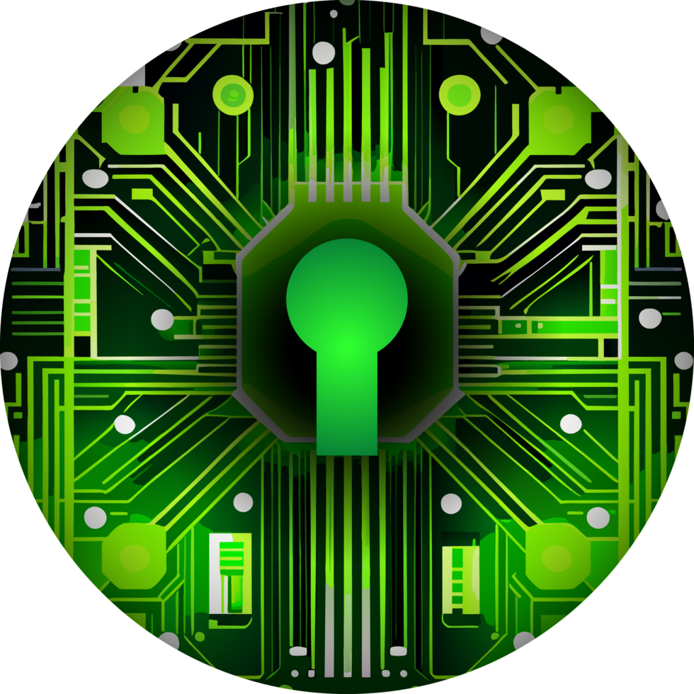 Modern Technology Lock Cybersecurity Crop-out Icon png