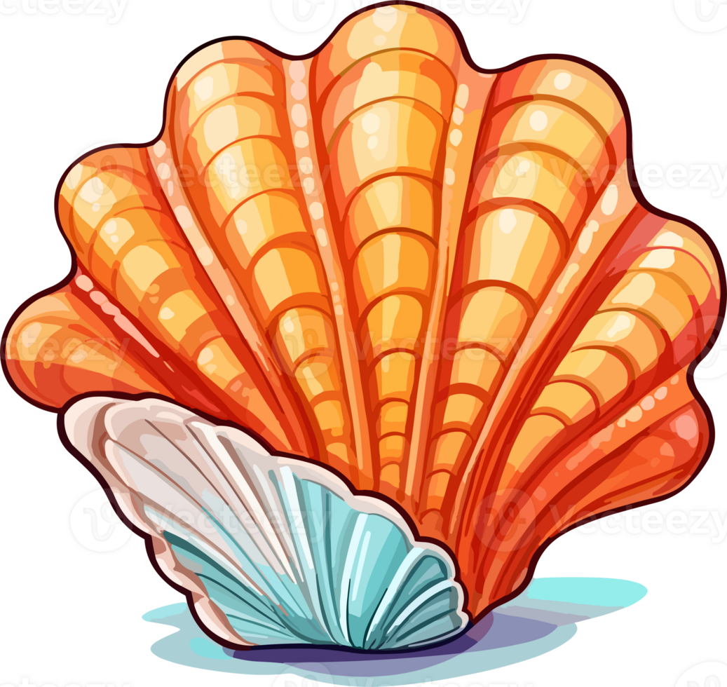 Cartoon Seashell Illustration 26414347 PNG