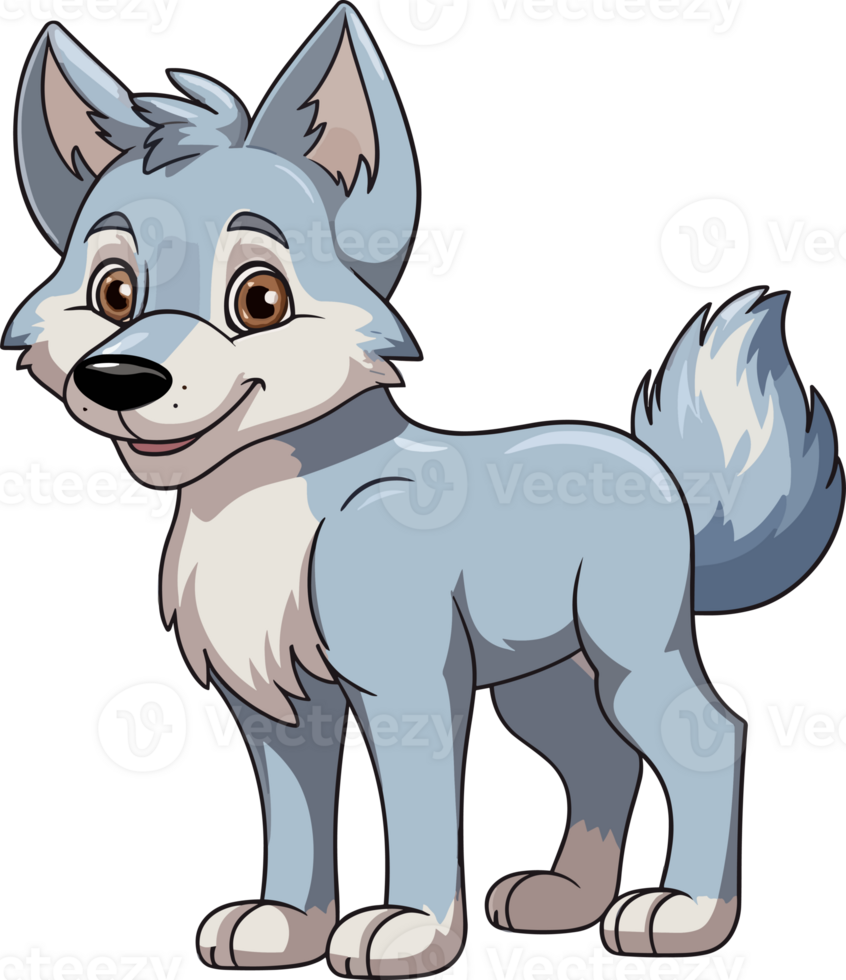 Gray Wolf illustration, Animal Illustration png