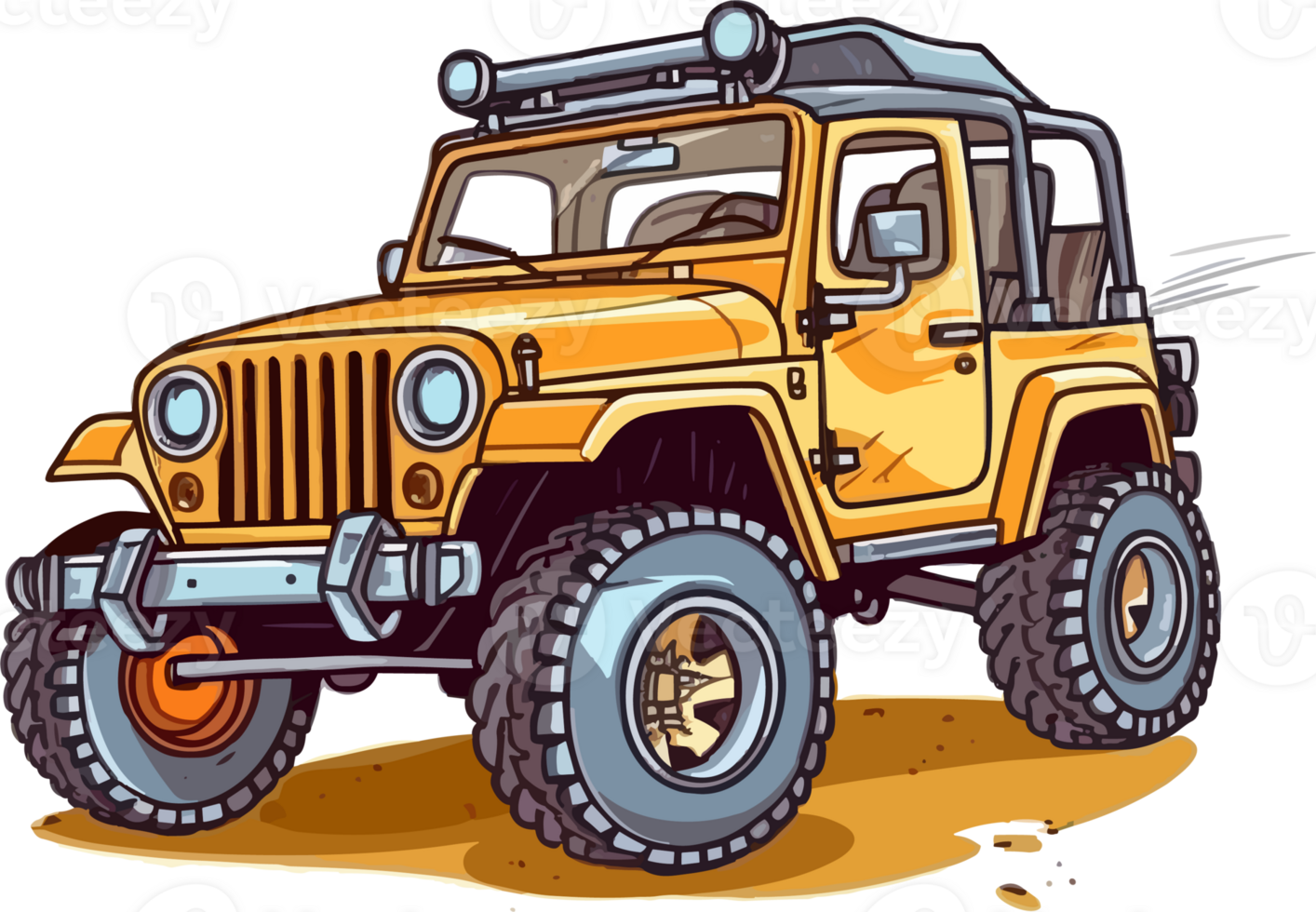 Offroad car illustration png