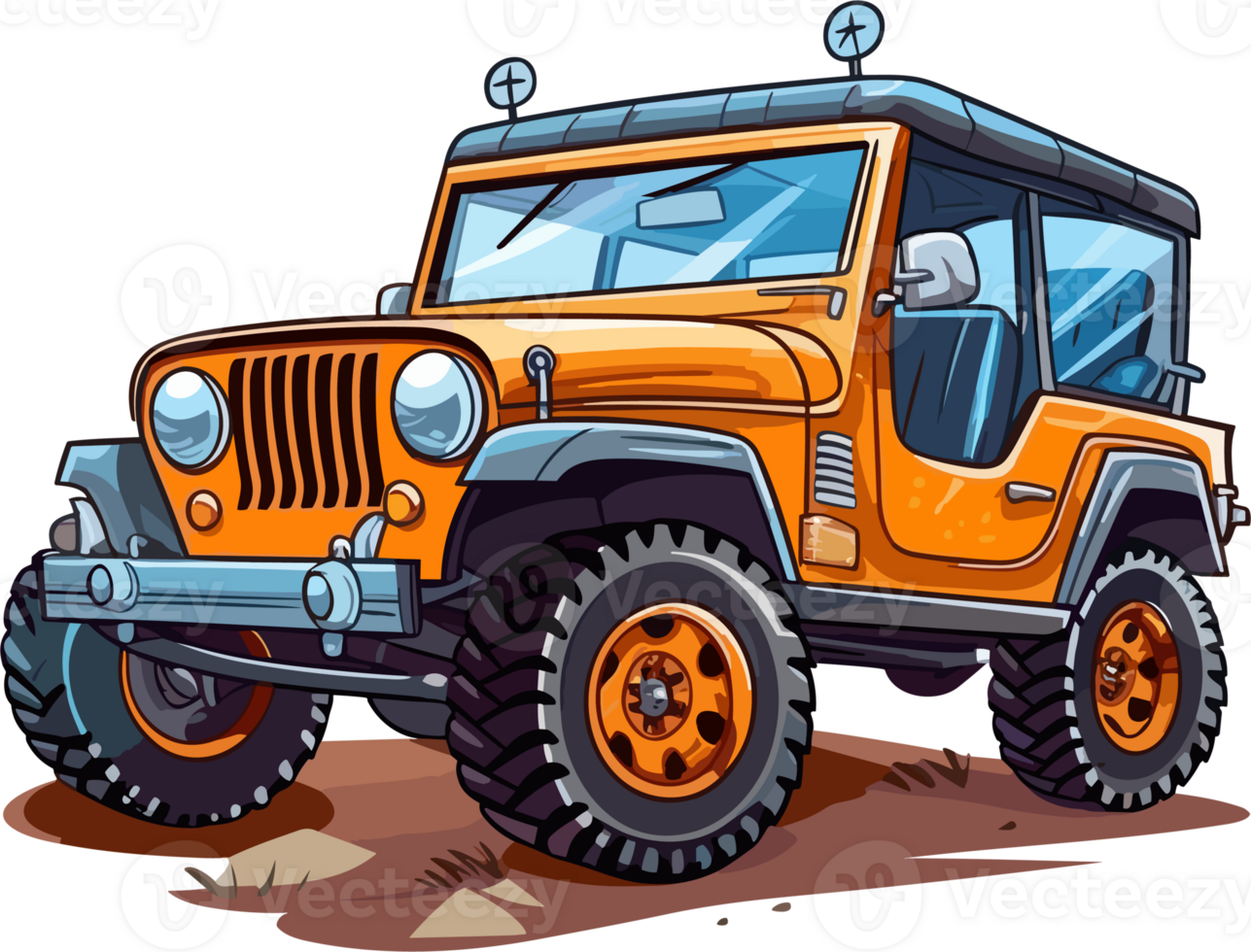 ilustração de carro offroad png