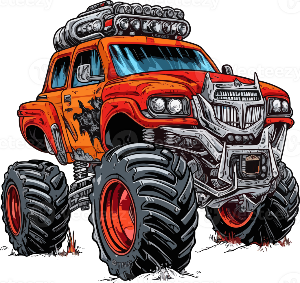 monster truck Illustration 26414521 PNG