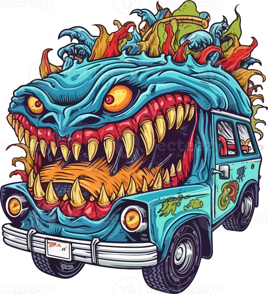 monstre un camion illustration png