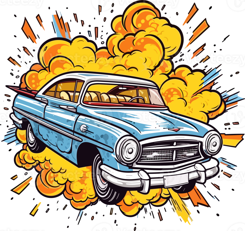 ancien super voiture illustration png