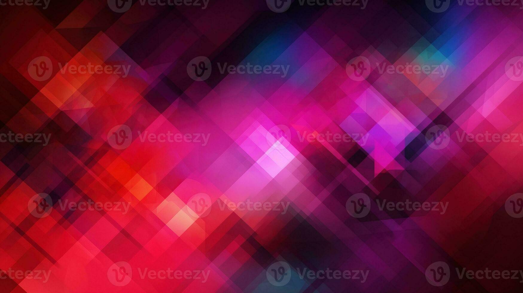 Abstract pattern repeating cubic polygonal colored background. AI generated. photo