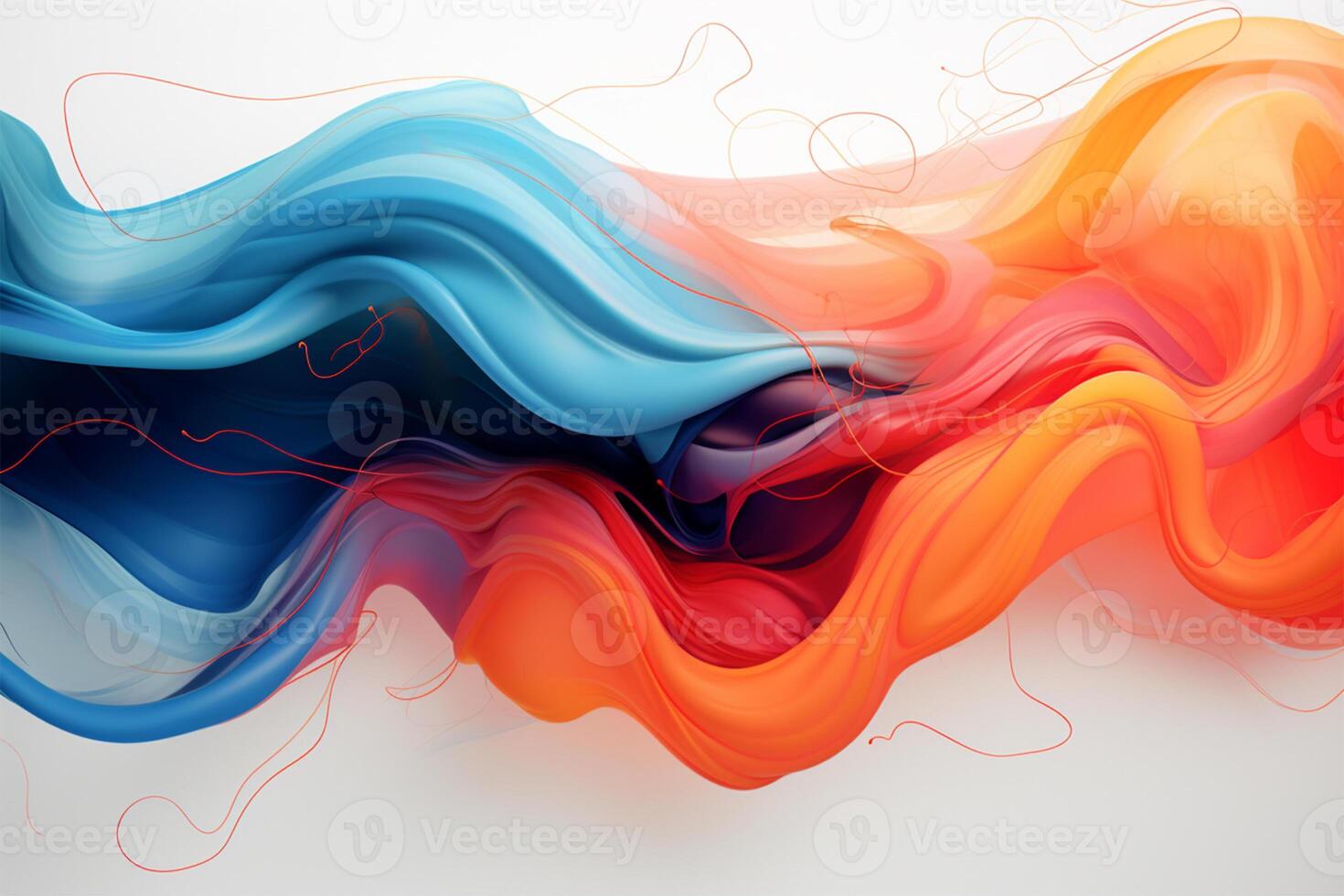 Trendy liquid style shapes abstract design, dynamic background for placards, brochures, posters, web landing pages, covers or banners photo