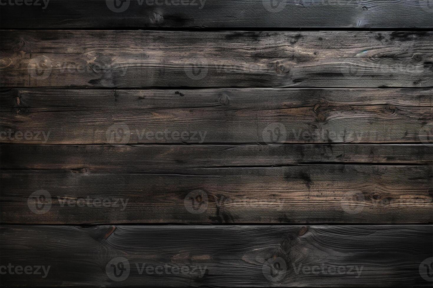 grunge oscuro antiguo madera textura antecedentes ai generado foto