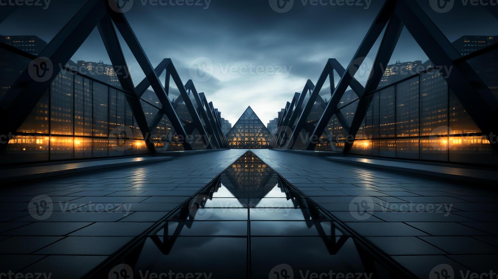 Vibrant 3D Abstract Design Captivating Light Background with Futuristic Geometric Shapes, photo