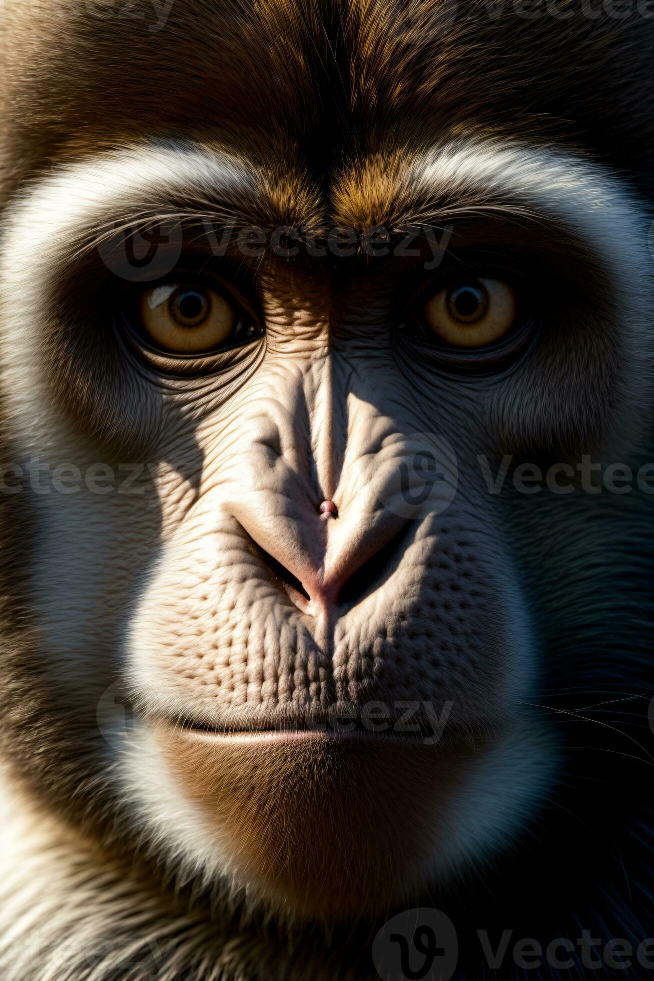 Free AI Image  Close up on monkeys at the market