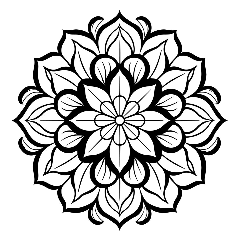 Vector mandala design, illustration mandala, coloring pages vector ...