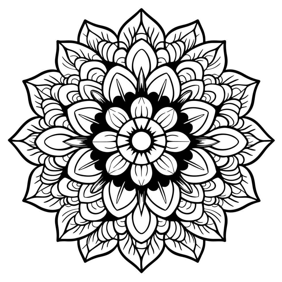 mandala design, illustration mandala, coloring pages , Laser Cut Files, png