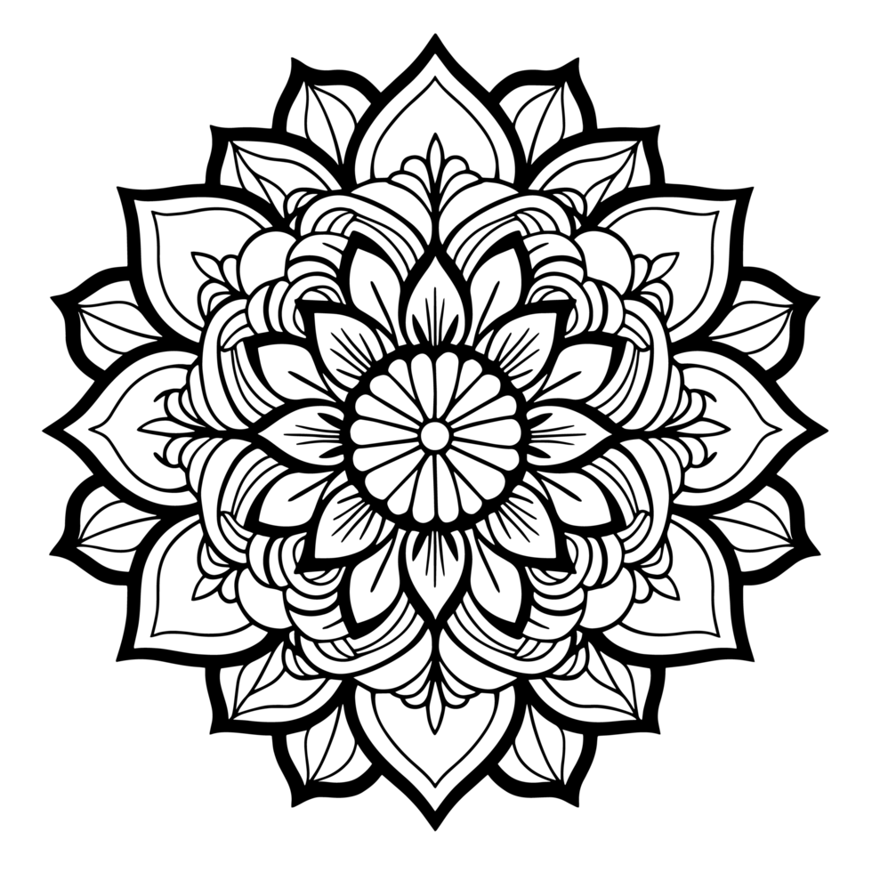 mandala design, illustration mandala, coloring pages , Laser Cut Files, png