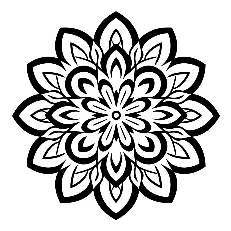 vector mandala ontwerp, illustratie mandala, kleur Pagina's vector, laser besnoeiing bestanden, generatief ai png