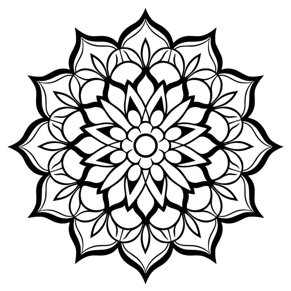mandala design, illustration mandala, coloring pages , Laser Cut Files, png