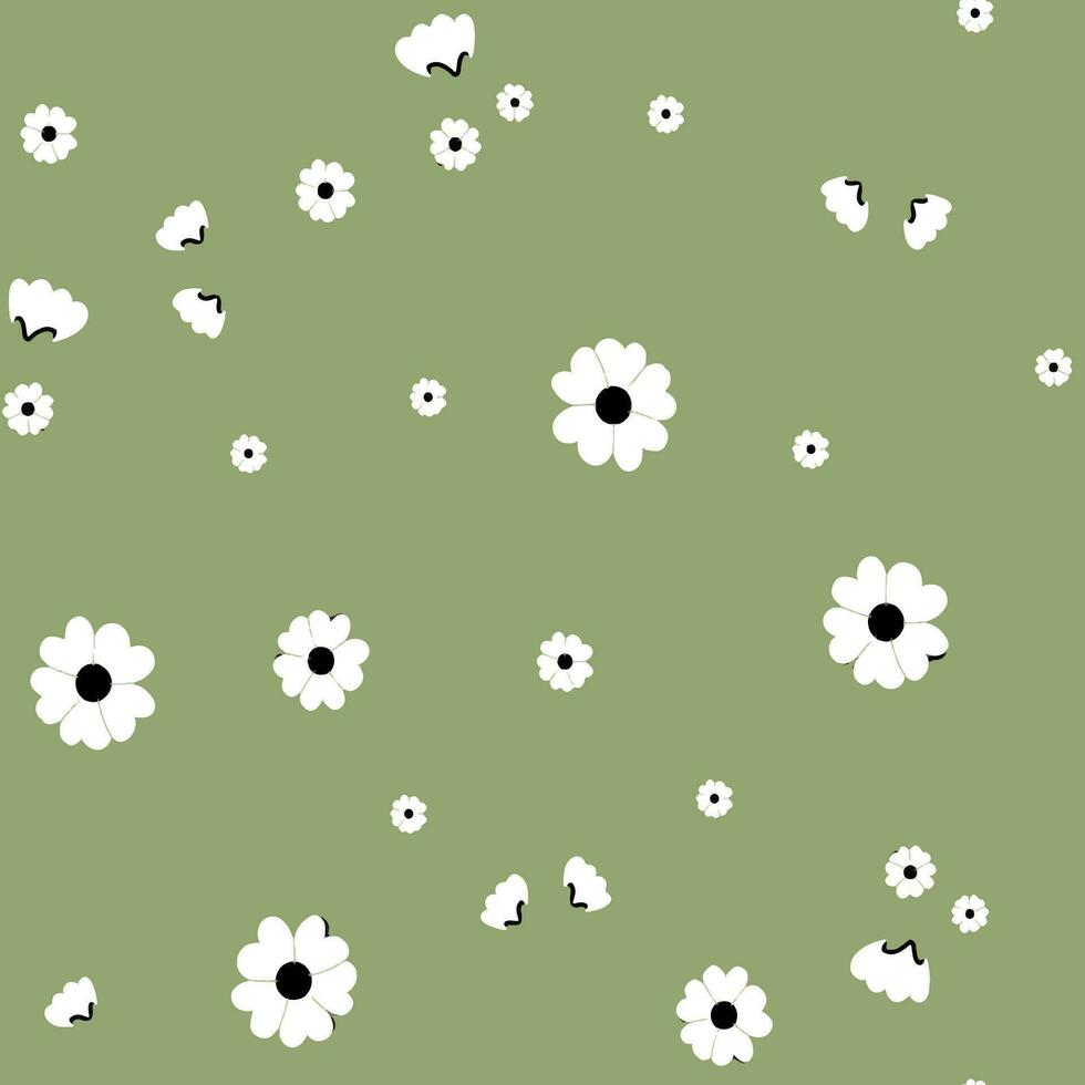 Hawaian and floral beach abstract pattern suitable for textile and printing needs vector
