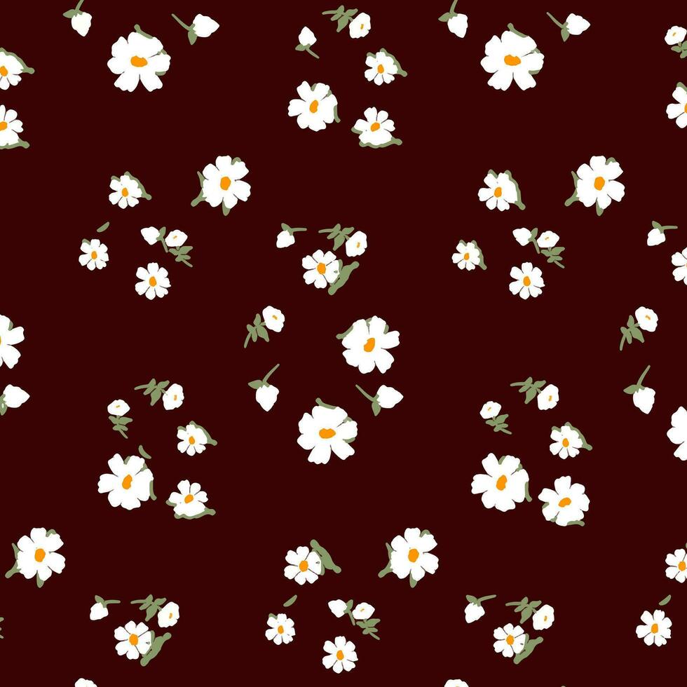 floral abstract pattern suitable for textile and printing needs vector