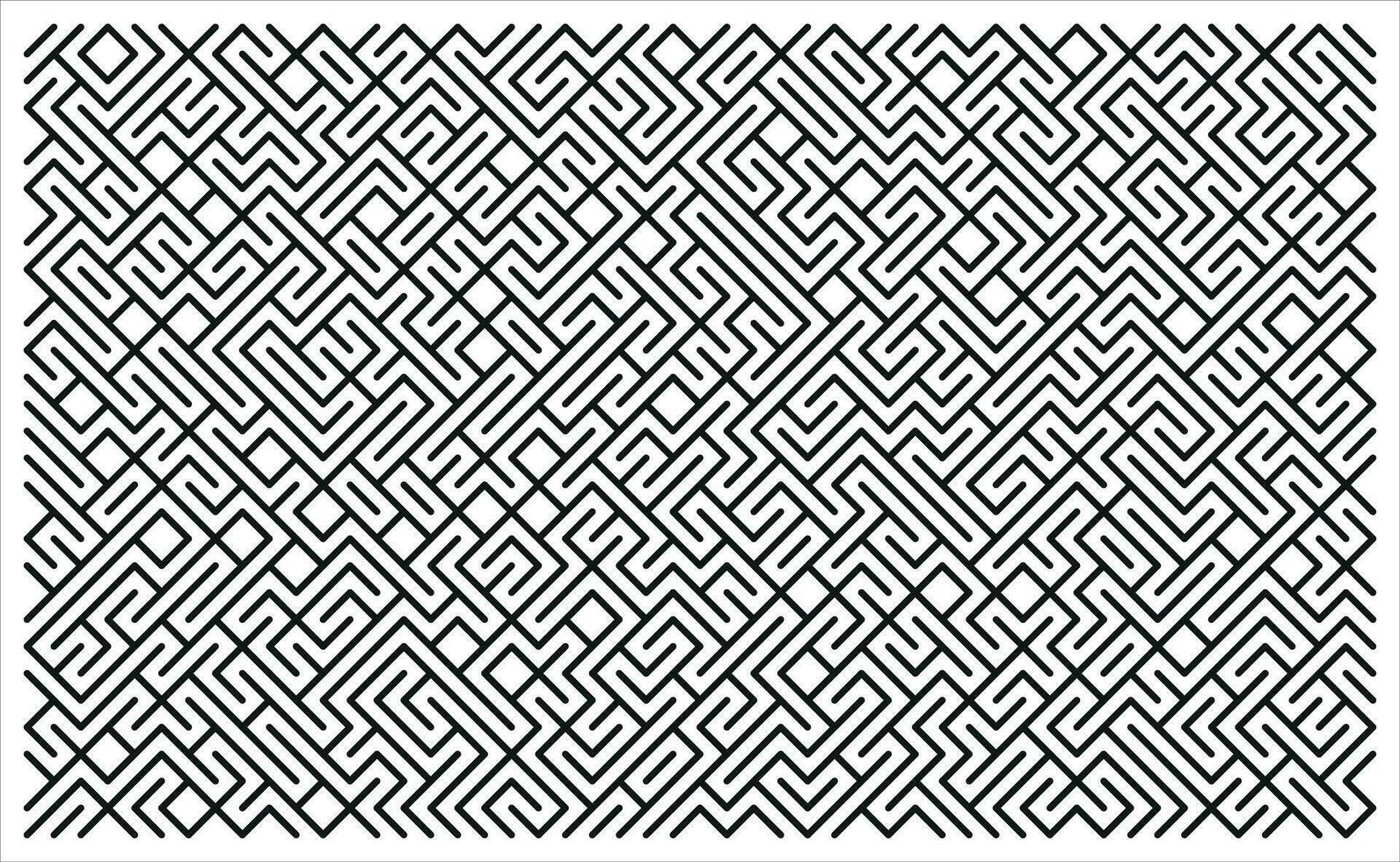Geometric maze pattern, Illustration for fabric, wallpaper, and decorative background vector