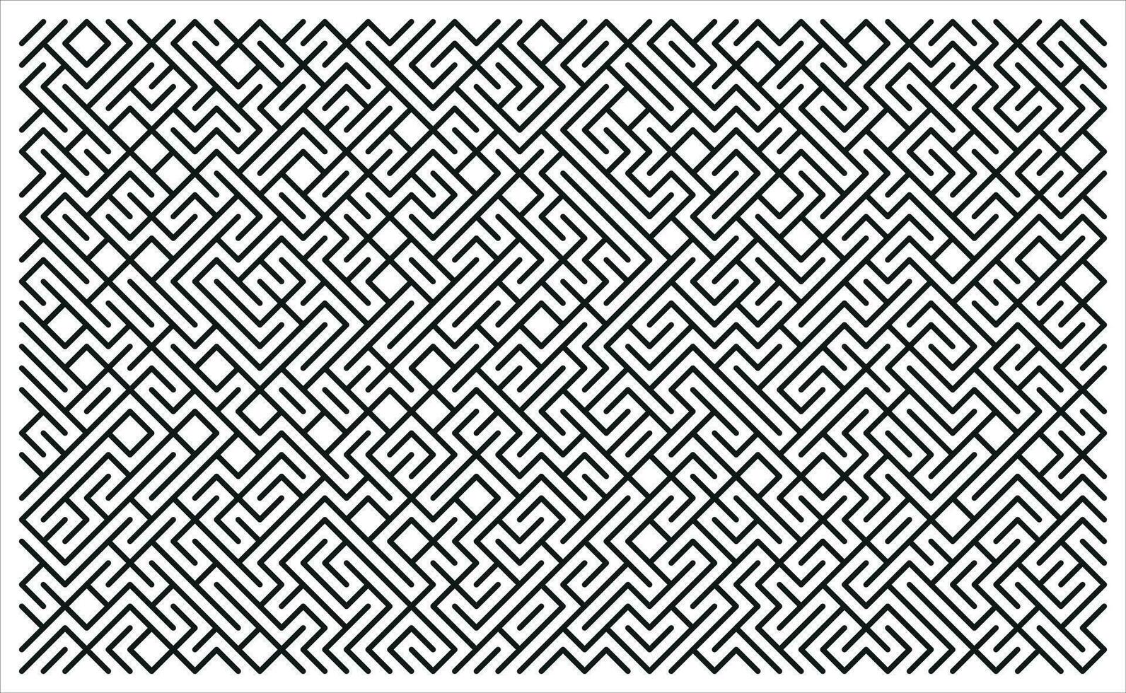 Geometric maze pattern, Illustration for fabric, wallpaper, and decorative background vector