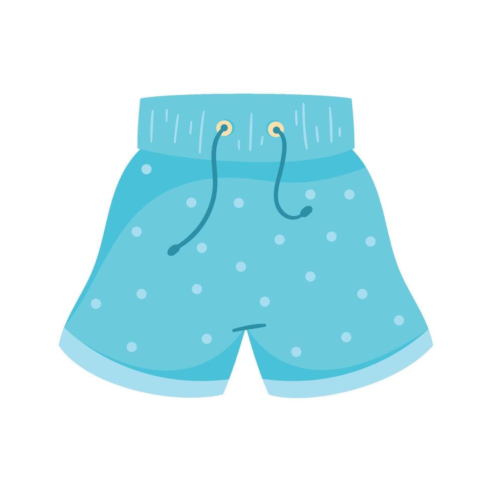 Fashion shorts design over white vector