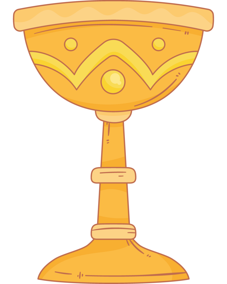 golden chalice cup sacred icon png