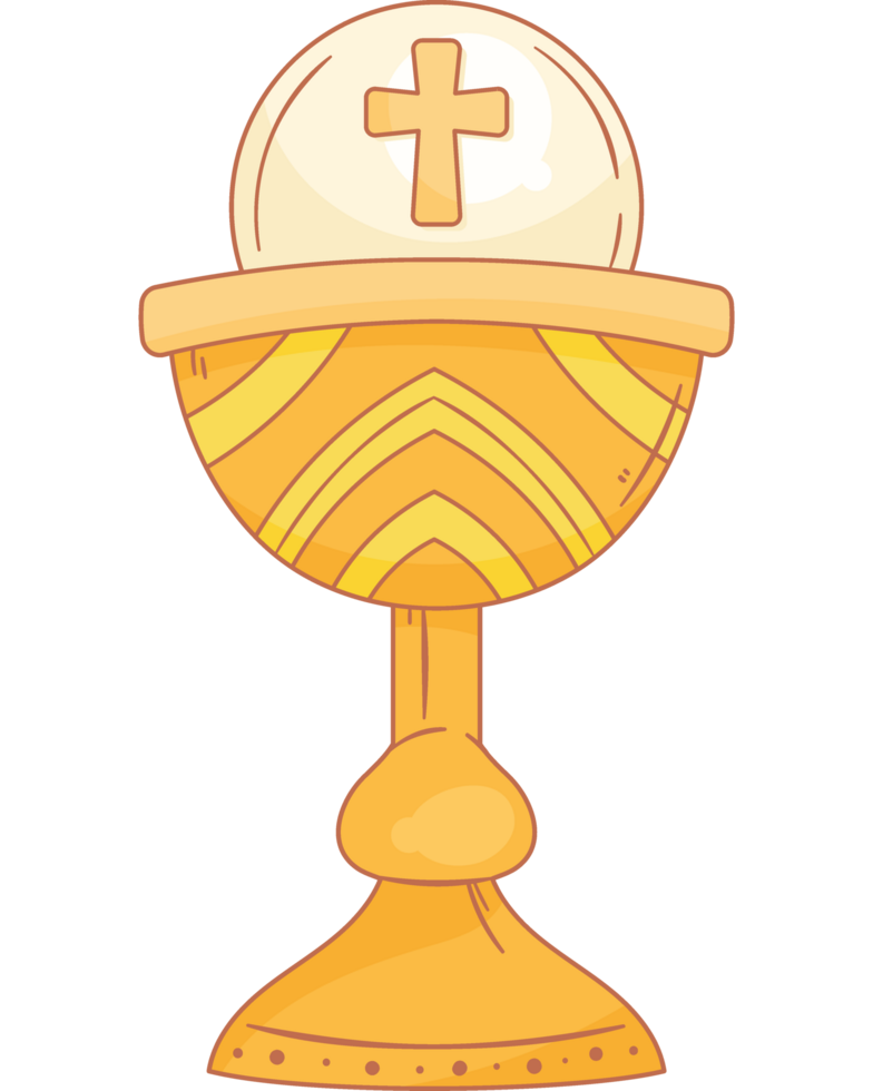 chalice with communion sacred icon png