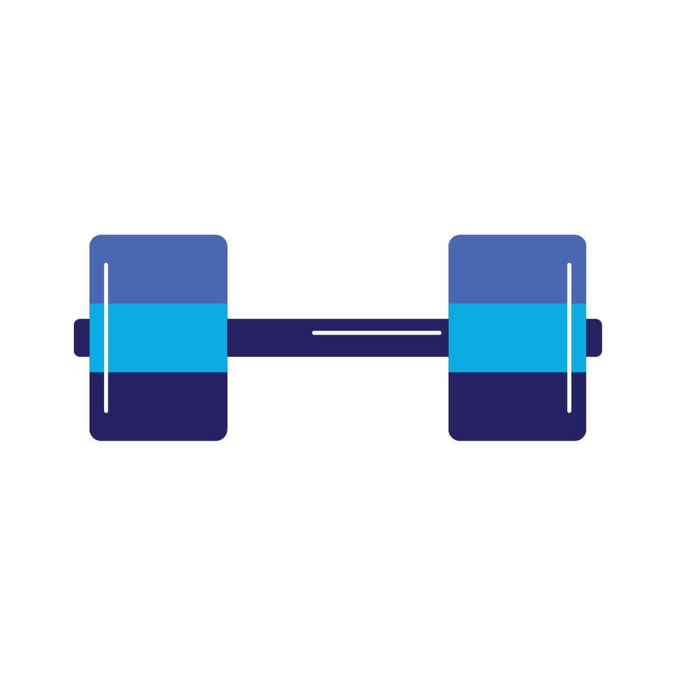 weight gym dumbbell sport equipment vector