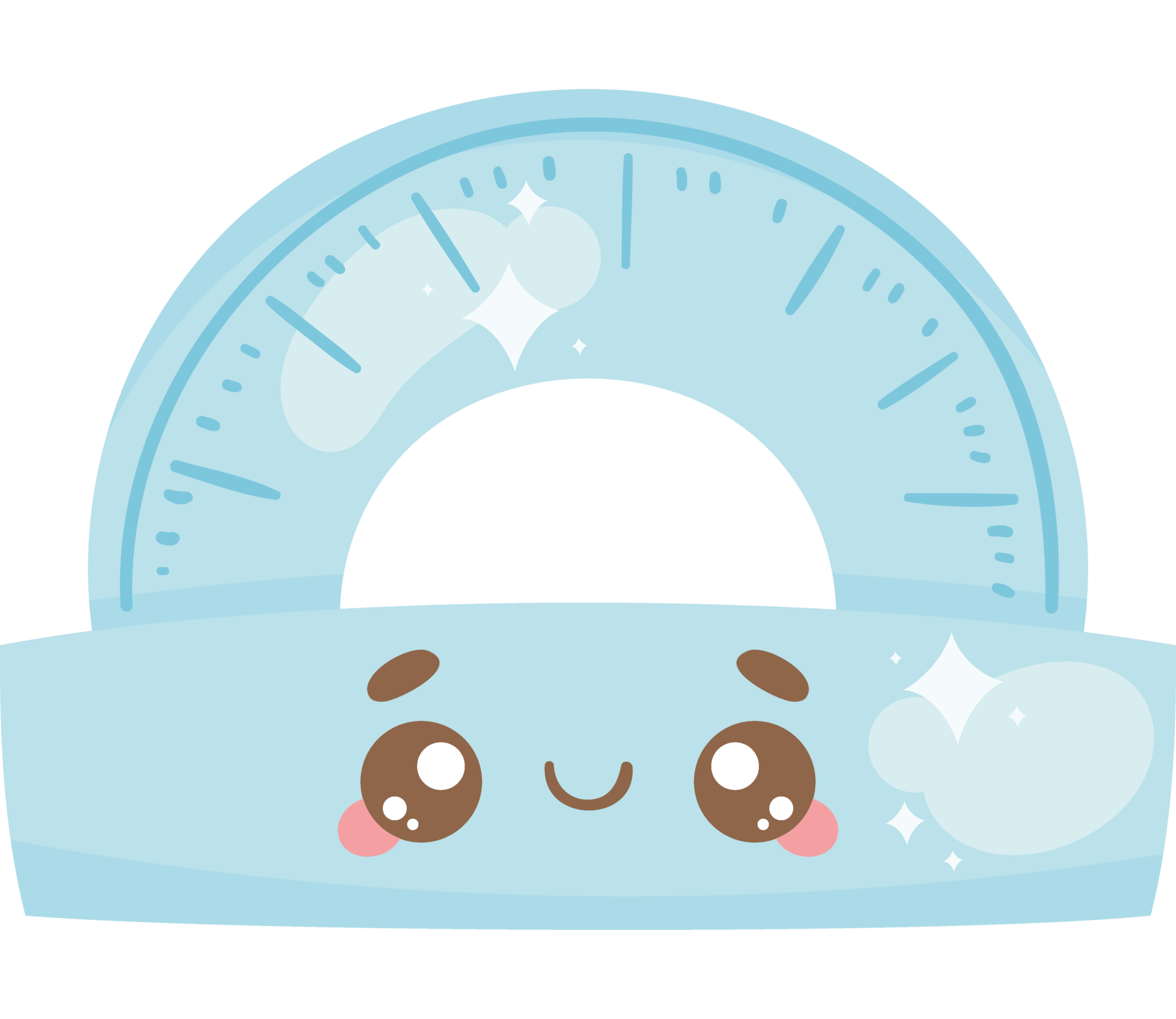 protractor rule kawaii comic character 26418861 PNG