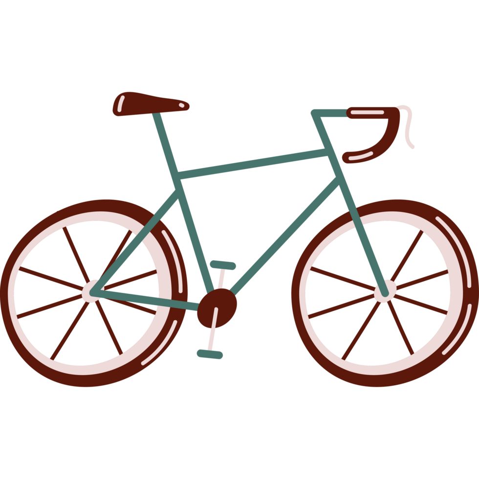 green bicycle race sport icon png