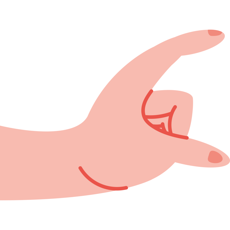 white hand human gesturing icon png