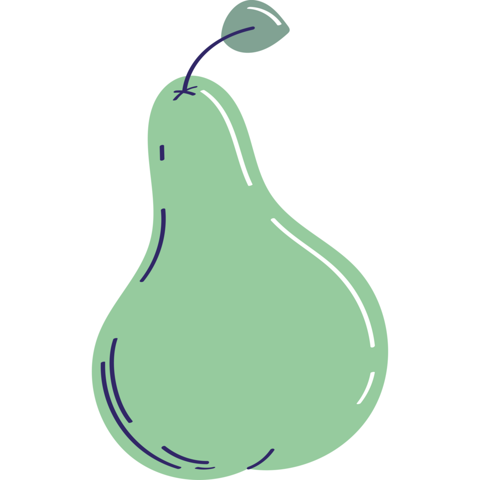 fresh pear fruit healthy icon png