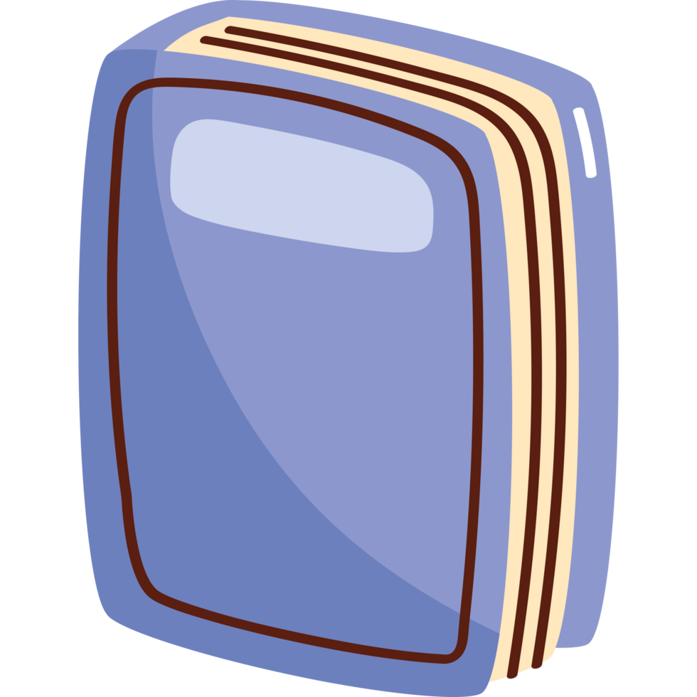 lilac text book library isolated icon png
