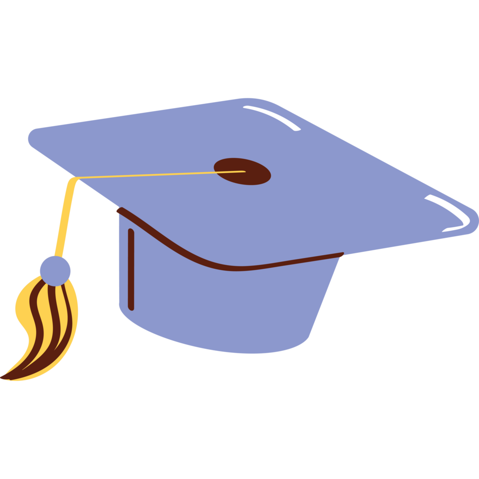 graduación sombrero accesorio educación icono png