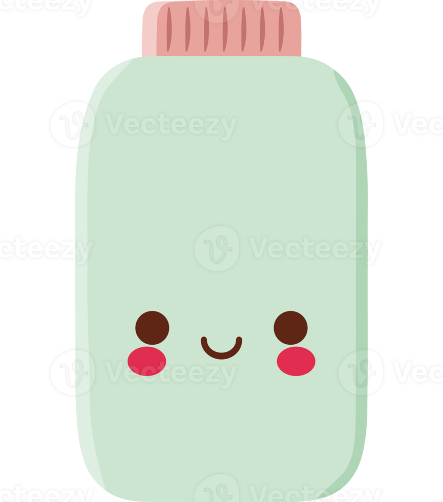 smiling drink bottle design  png
