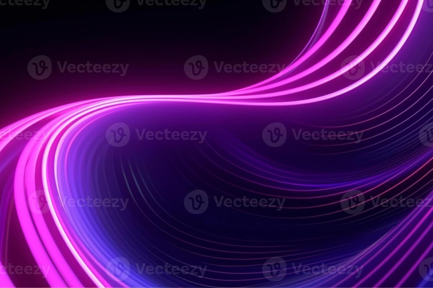 abstract futuristic background with glowing neon moving high wave lines wallpaper, photo