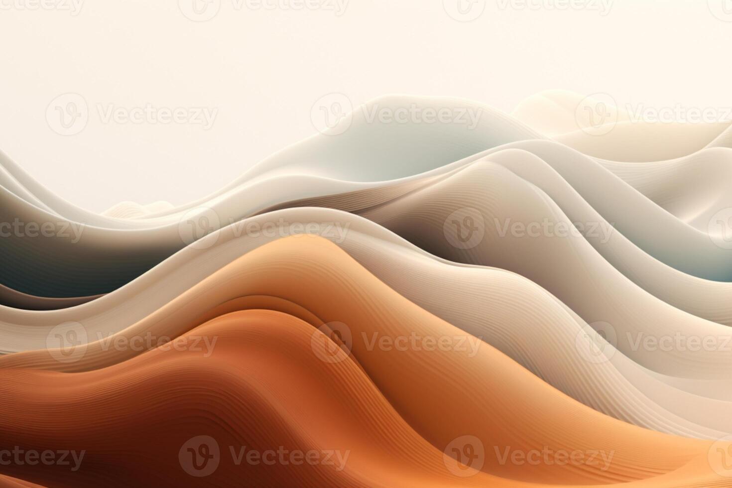 background vibrant brown design brown gradient wave futuristic element shape flow abstract. photo