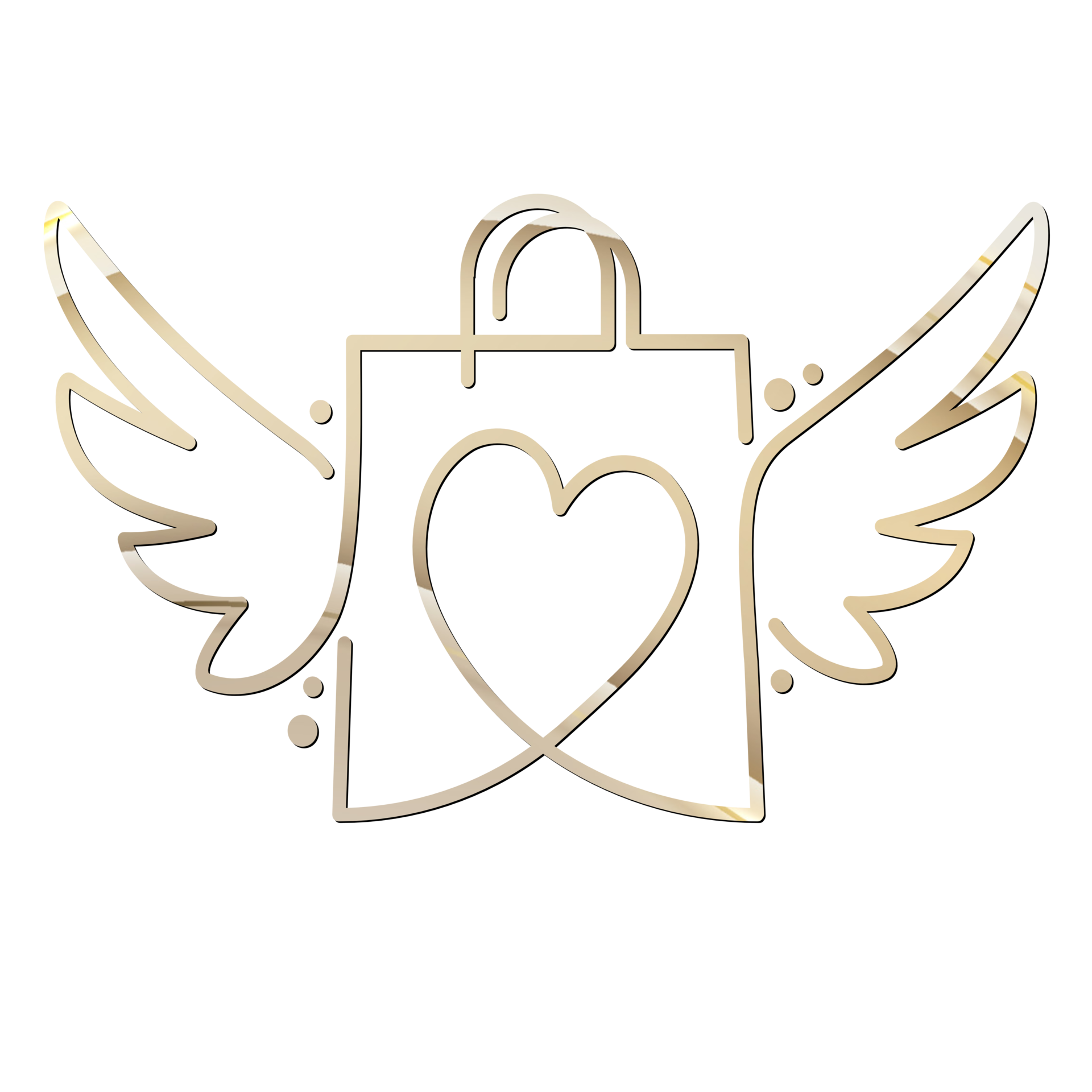 M Brand Logo Bag