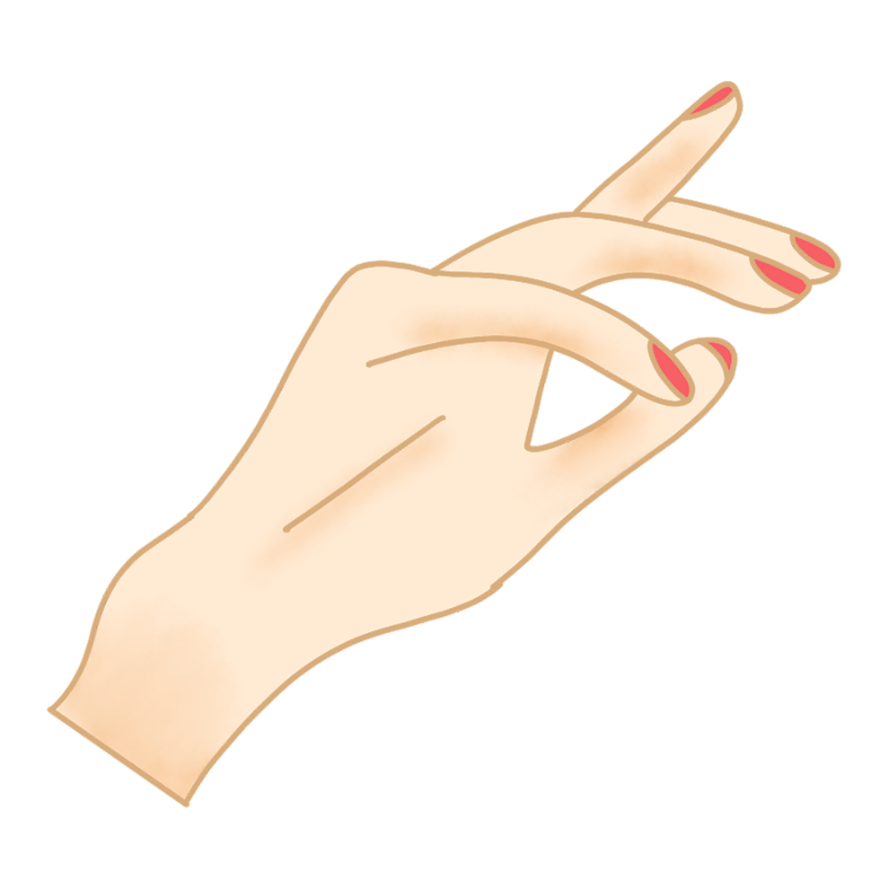 hand gesture illustration png