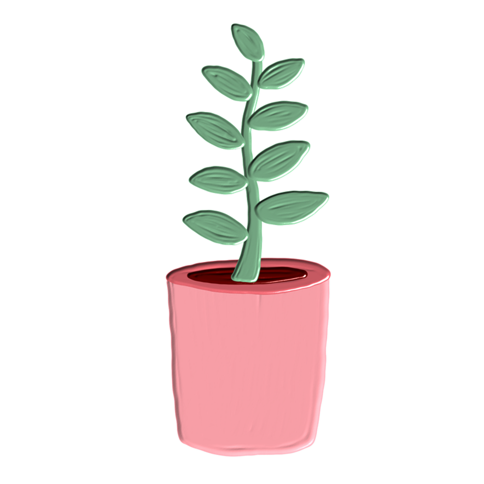 Indoor plants decoration png