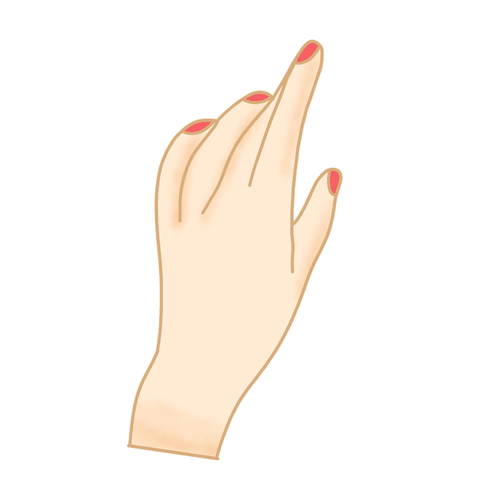 hand gest illustration png