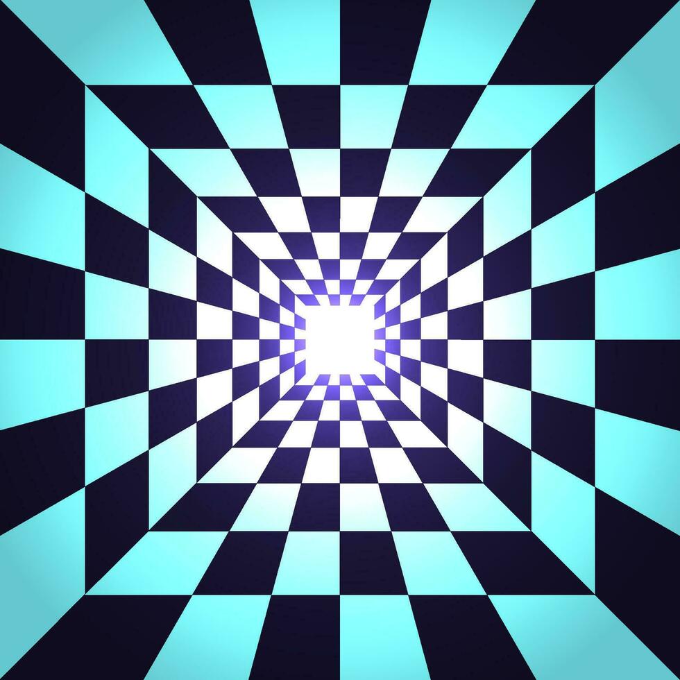 Square deep background. vector