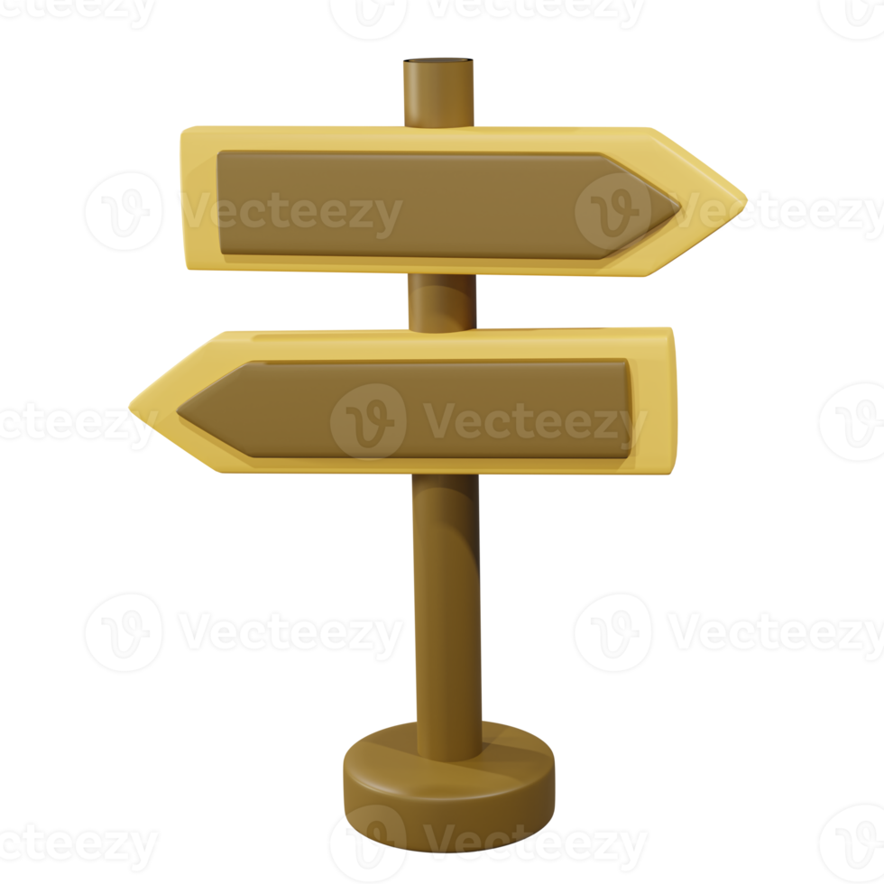 direction board 3d icon png