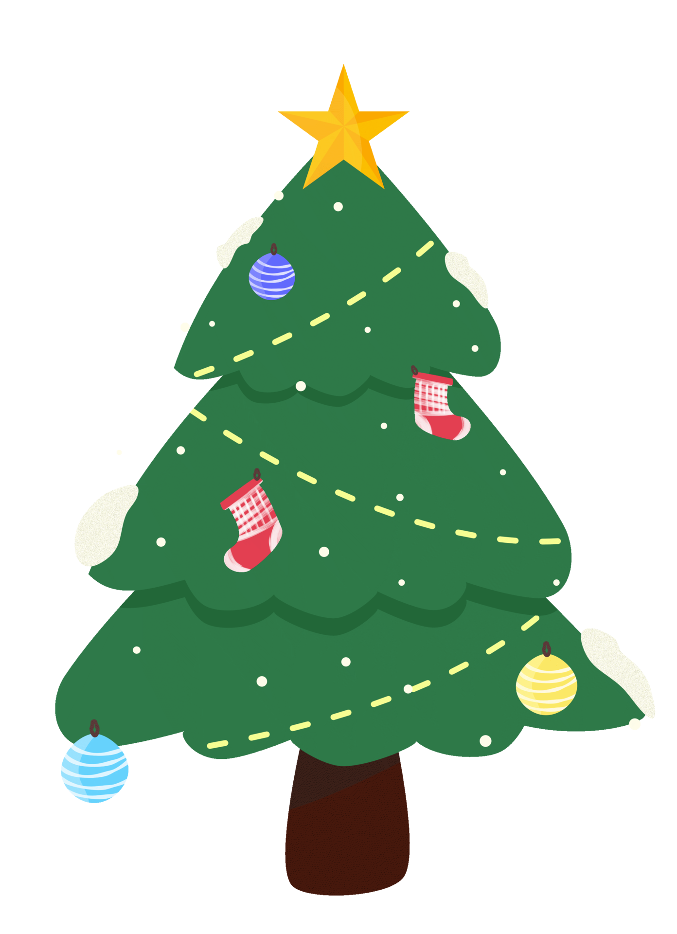 Christmas tree drawing | Free SVG-saigonsouth.com.vn