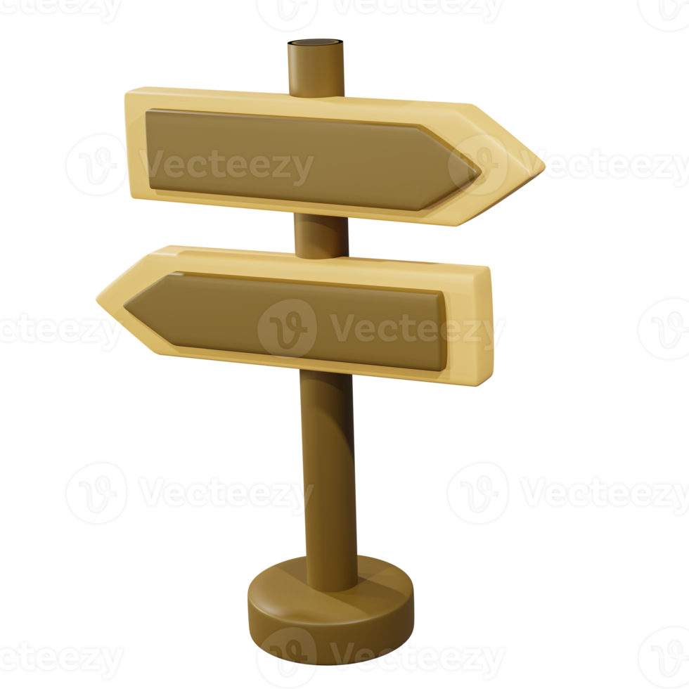 direction board 3d icon png