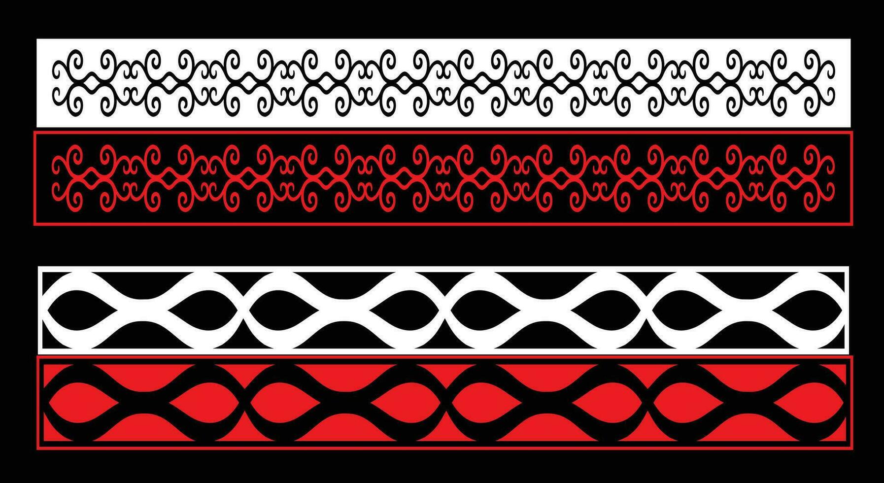 Decorative wall panels set Jali design CNC pattern, laser cutting pattern, router CNCcutting. vector