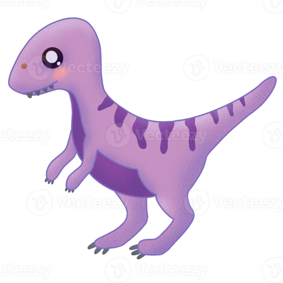 Cute Velociraptor Dinosaur png